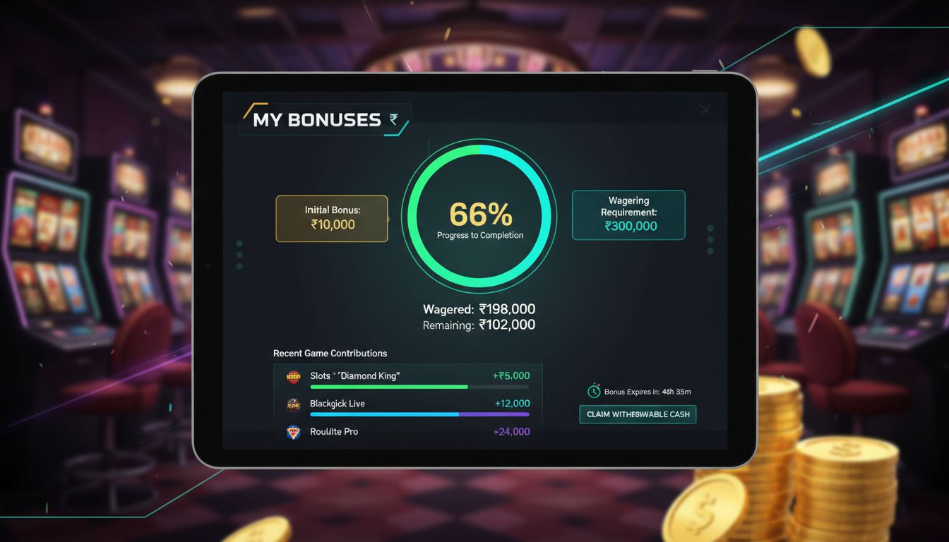 Understanding bonus wagering trackers in India